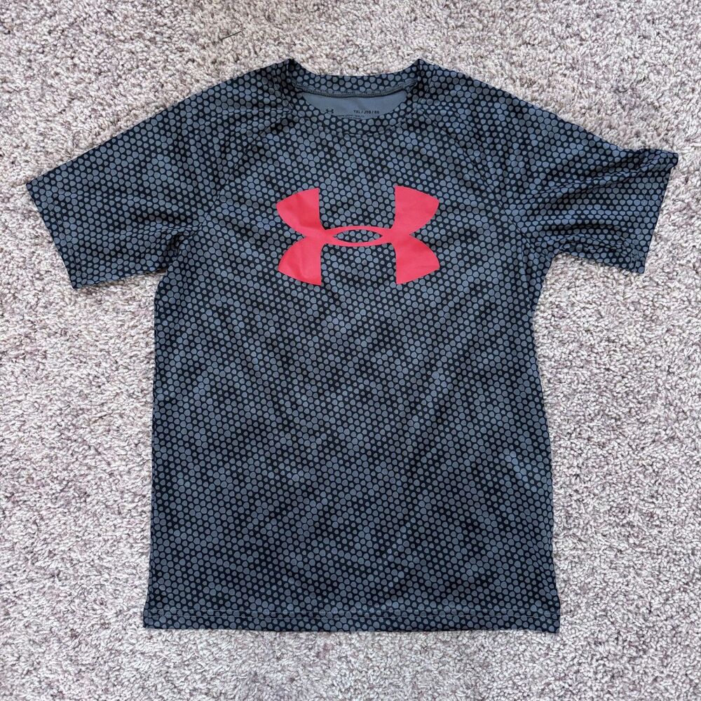 under armour boy size XL shirt top tee t-shirt YOUTH extra large